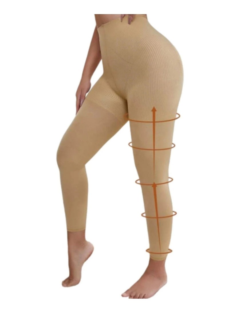 High-Waisted Compression Garment Suitable For Varicose Veins And Sagging Skin, - Image 1