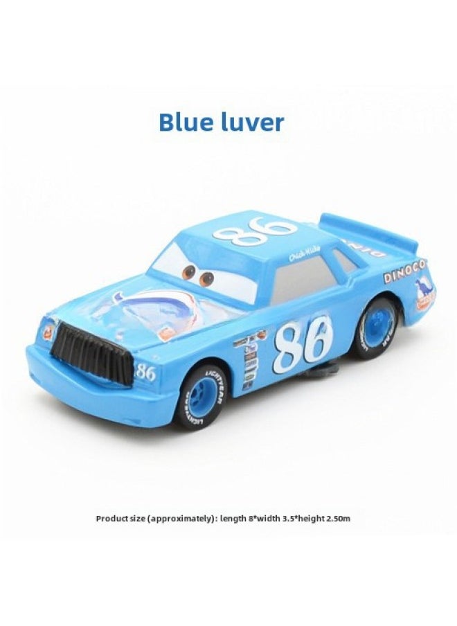 Cars 3 Alloy Toy Car Mack Truck Monster Truck Sally Hely Model Diecast Metal Vehicle Highly Detailed Collectible Car-Color:Blue Road Bully  - Image 1