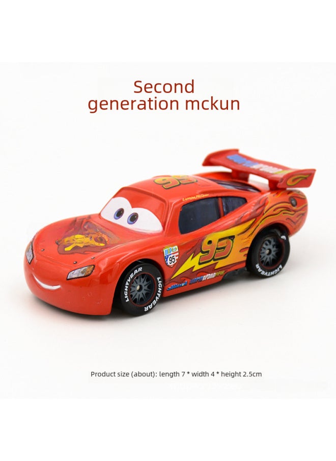 Cars 3 Alloy Toy Car Mack Truck Monster Truck Sally Hely Model Diecast Metal Vehicle Highly Detailed Collectible Car-Color:Blue Road Bully  - Image 3