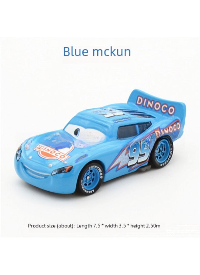 Cars 3 Alloy Toy Car Mack Truck Monster Truck Sally Hely Model Diecast Metal Vehicle Highly Detailed Collectible Car-Color:Blue Road Bully  - Image 4