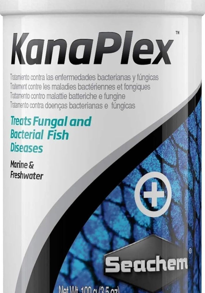 Seachem KanaPlex Fish Medication - 100g for Treating Fungal and Bacterial Diseases
