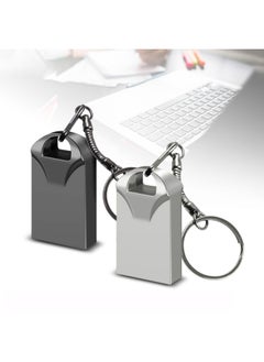Generic Car USB Flash Drive 16G High Speed Mini Metal USB Flash Drive 32 Manufacturers Shipped Usb2.0 64G USB Flash Drive Net Red Storage Disk-Capacity:32GB C6  - Image 2