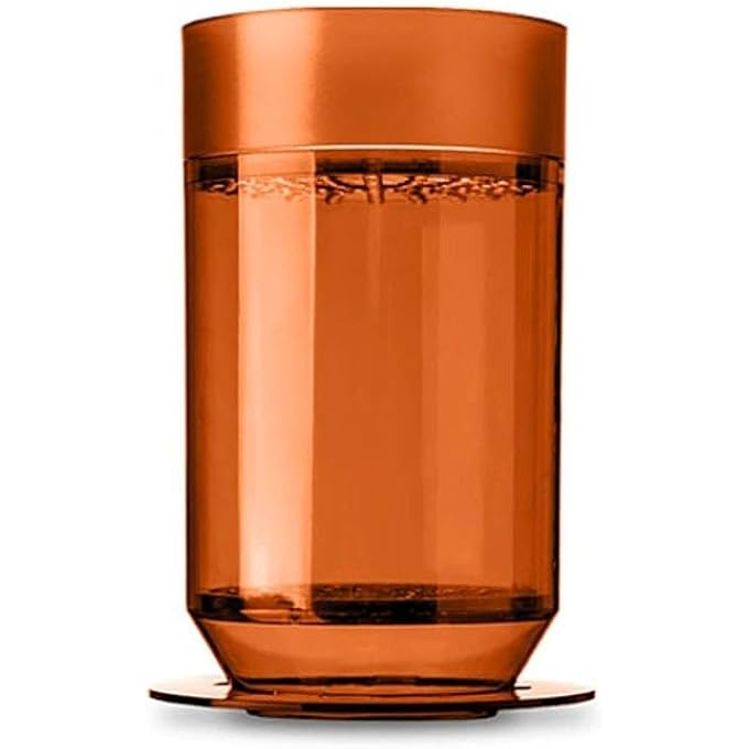 Tricolate Pour Over Coffee Brewer  Aqua Blue  Precision Coffee Dripper With FlatBed Design  250Ml Capacity  BpaFree Durable  Even Extraction Color Amber - Image 1