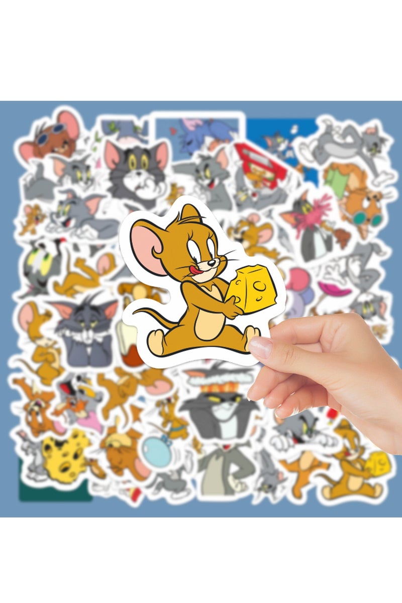 50 Piece Tom Jerry Sticker Set - Bring the Classic Chase to Your Life! - Image 4