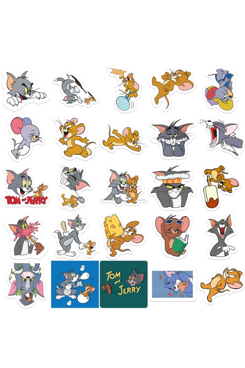50 Piece Tom Jerry Sticker Set - Bring the Classic Chase to Your Life! - Image 2