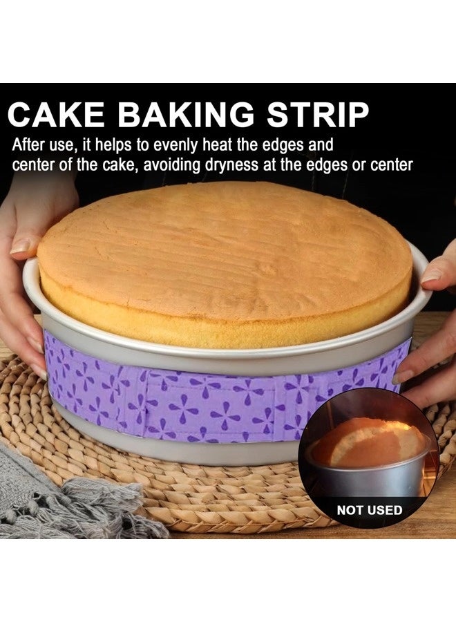 شيبشيب شريط خَبز واحد، شريط ترطيب سميك من القطن الممتصّ لقوالب الكعك، أشرطة تسوية الكعك للمطبخ والمخبز والمطعم - Image 5