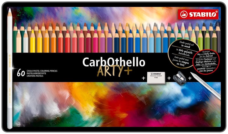 STABILO طقم أقلام باستيل STABILO CarbOthello مكون من 60 لون متنوع - Image 2