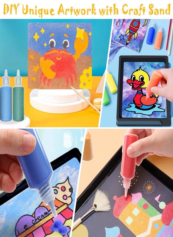 MIKIMIQI 24 Pcs Art Sand Kit - Assorted Colors, 1.25oz Bottles, DIY Sand Painting, Vase, Glass, Scenic, Wedding, Party Favors - Image 4