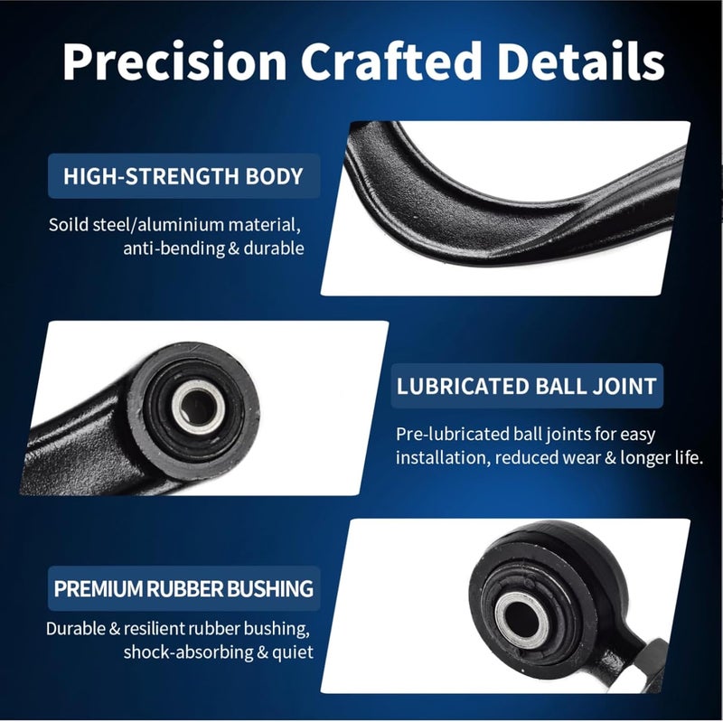 TUUMOND Adjustable Control Arm Rear Upper Kit - Set of 2 for Ford, Mazda, Volvo - Image 3