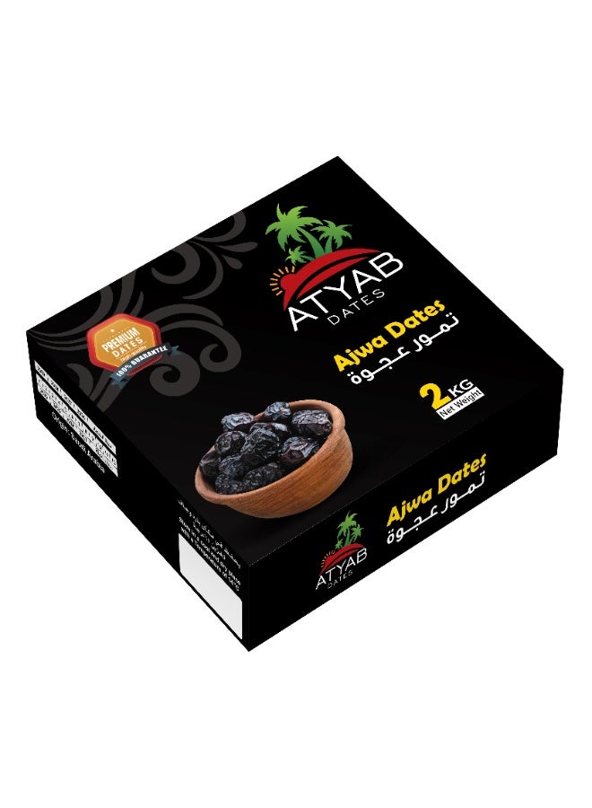 Atyab Dates Ajwa Dates Jamboo Size 2 KG - Image 1