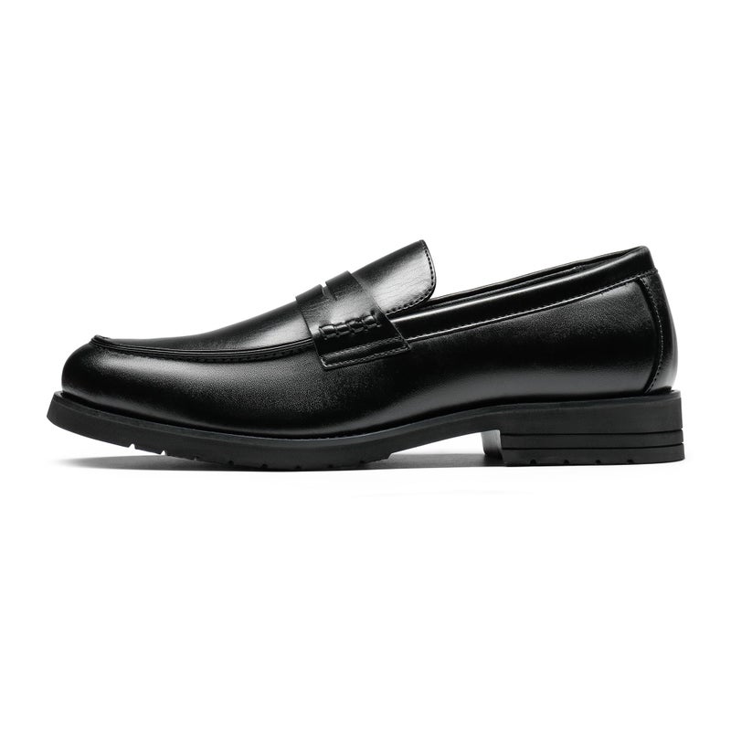 Bruno Marc Men's Dress Slip-on Penny Loafers Business Formal Shoes,Size 9,Black,SBLS2339M - Image 3