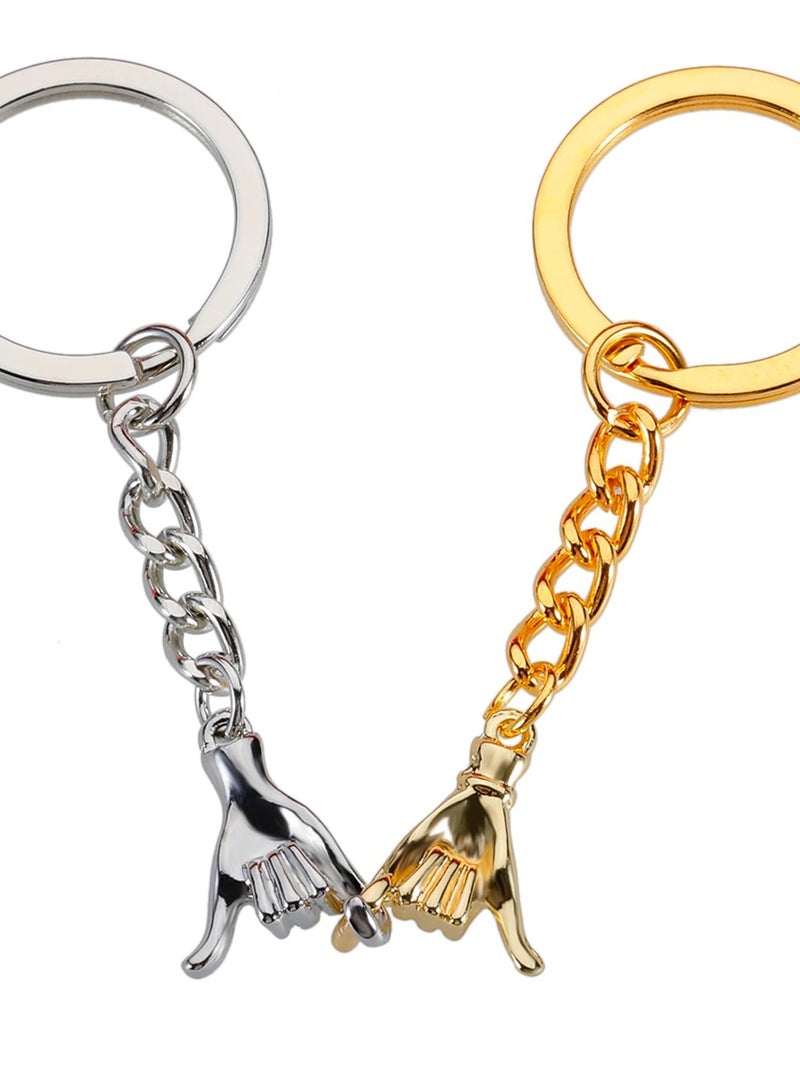 Couples Key Chain Set for Anniversary and Birthday Gifts for Him and Her - Image 1