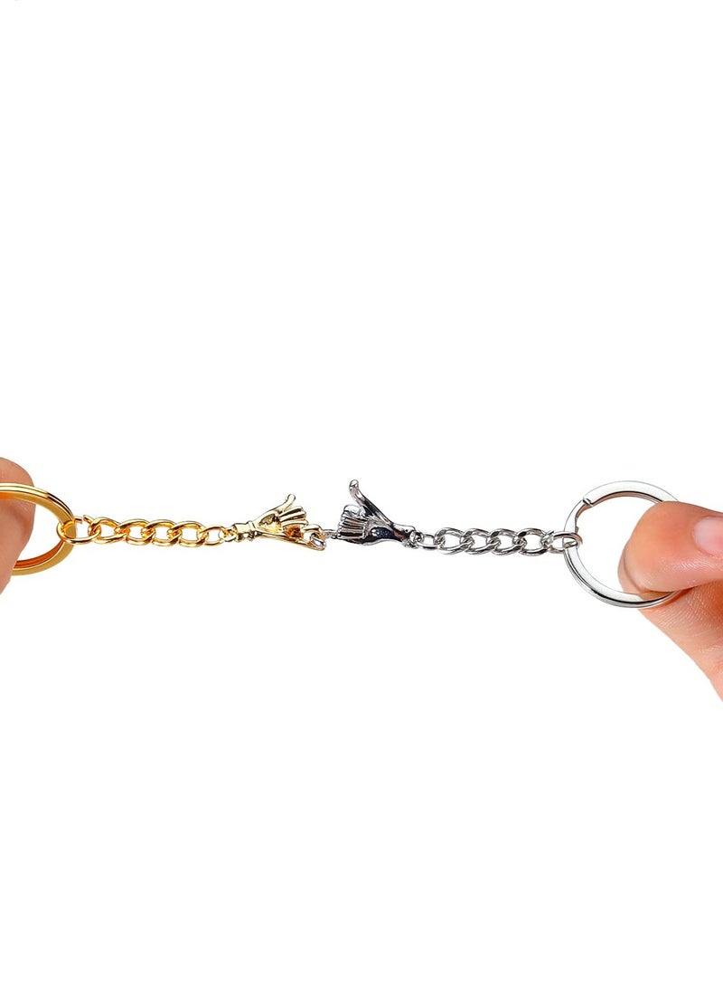 Couples Key Chain Set for Anniversary and Birthday Gifts for Him and Her - Image 2