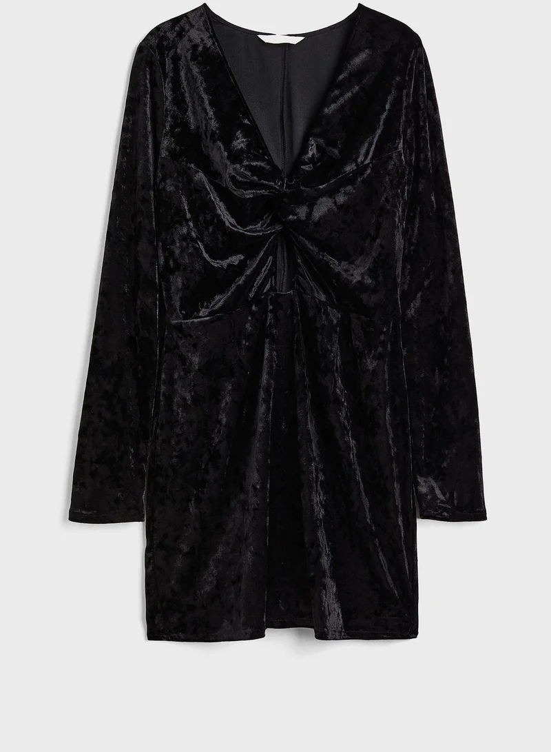 H&M Velvet Mini Dress
