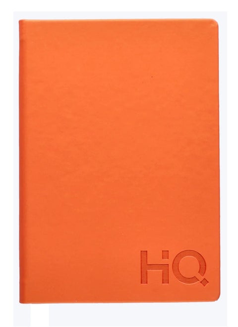 A4 Size Casebound Notebook With 160 Sheets Orange