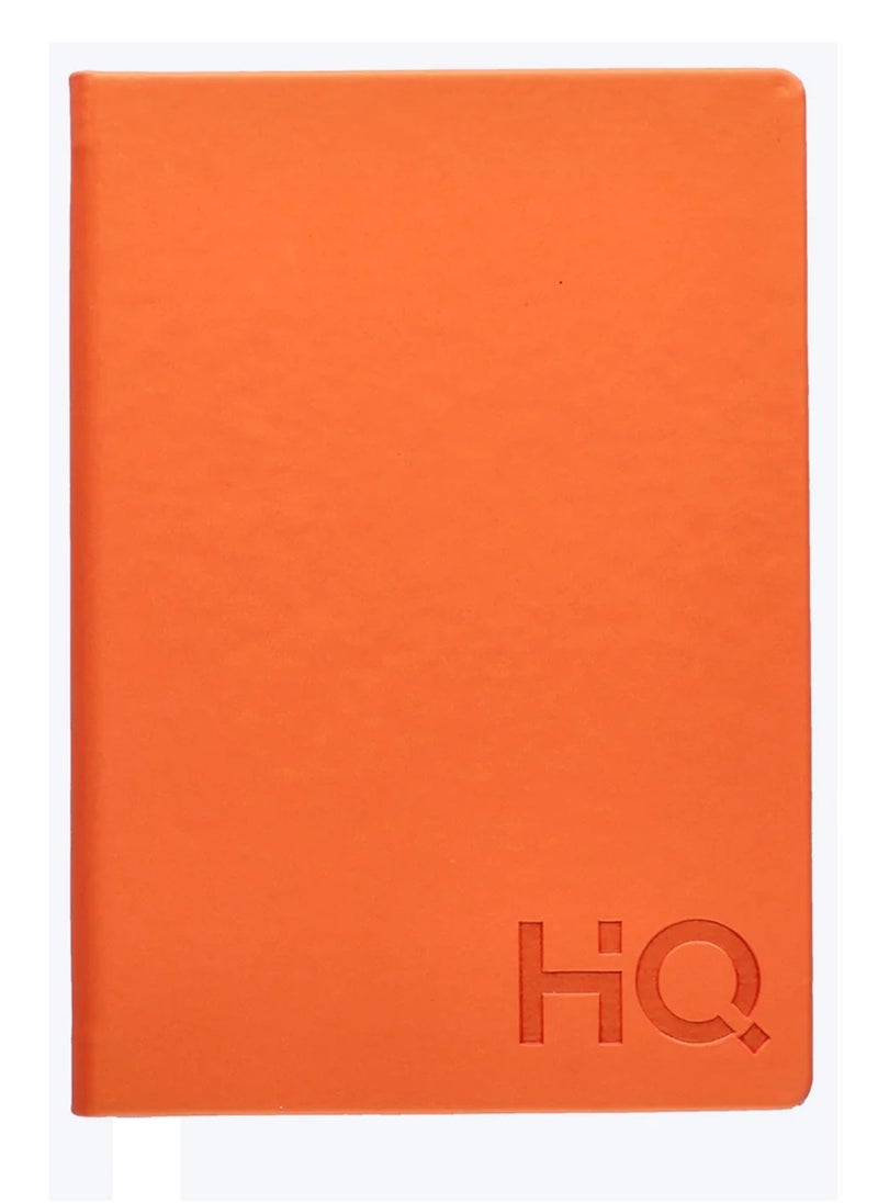 HQ - A4 Size Casebound Notebook With 160 Sheets Orange - Image 1