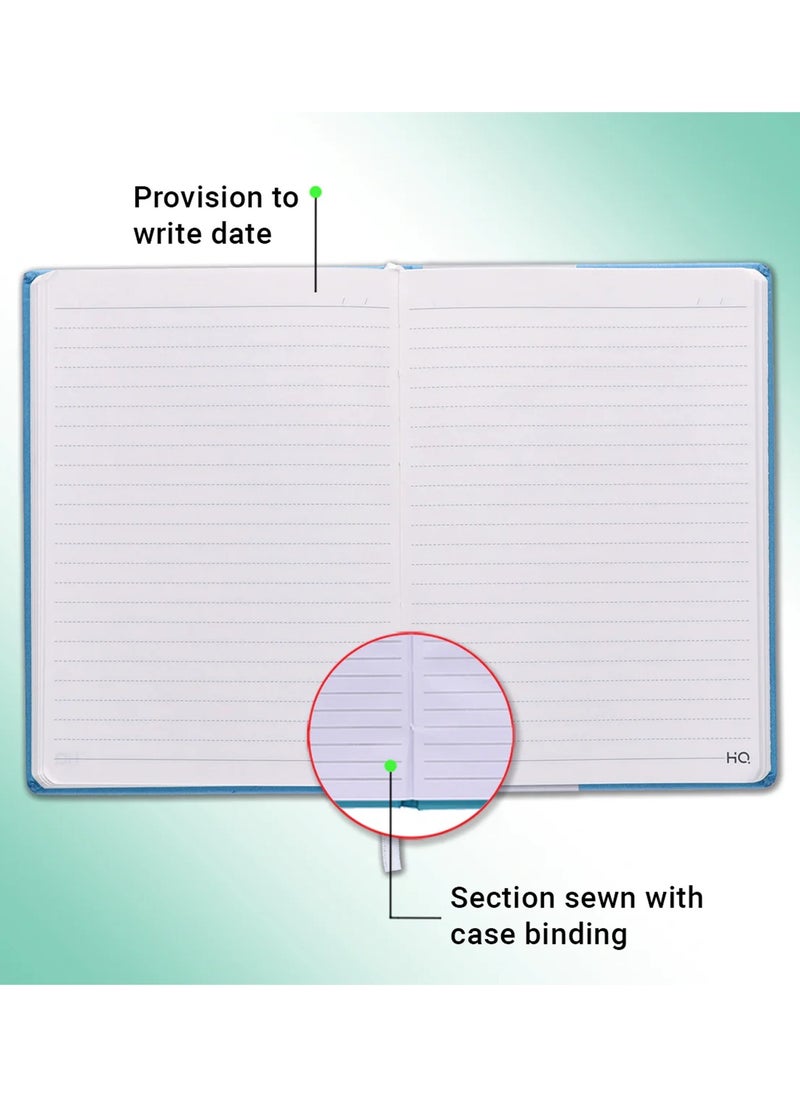 HQ - A4 Size Casebound Notebook With 160 Sheets Orange - Image 1