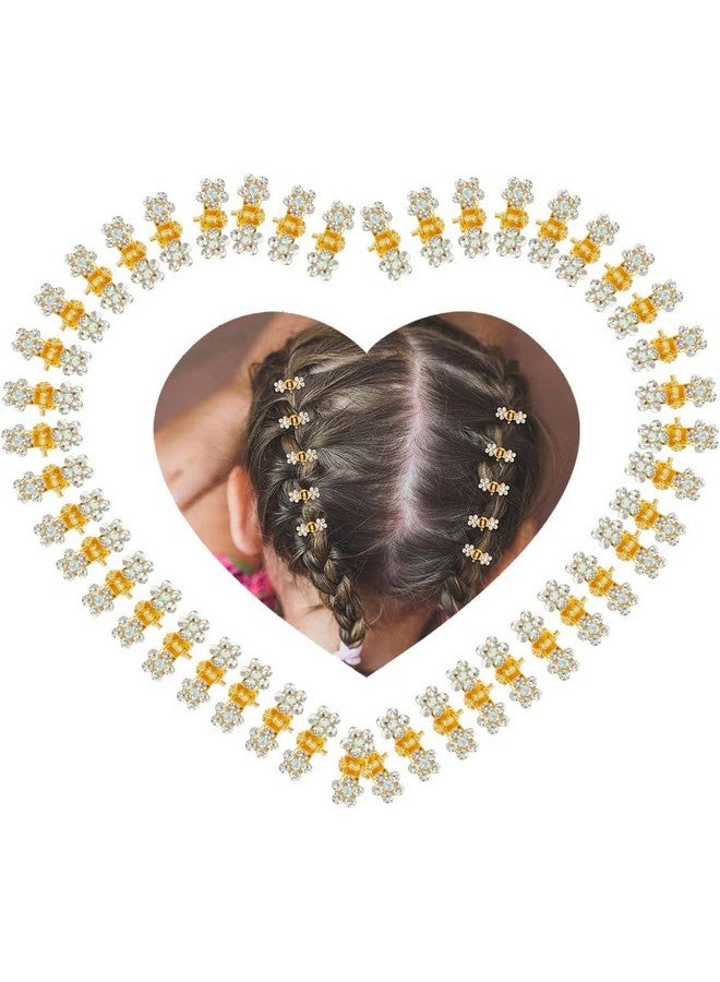 SUN Ring SUNRING Small Pearl Hair Claw Clips for Women Girl, Mini Pearl Flower Claw Clips Design, Sweet Daisy Artificial Clips Decorative Hair Accessories - Image 4