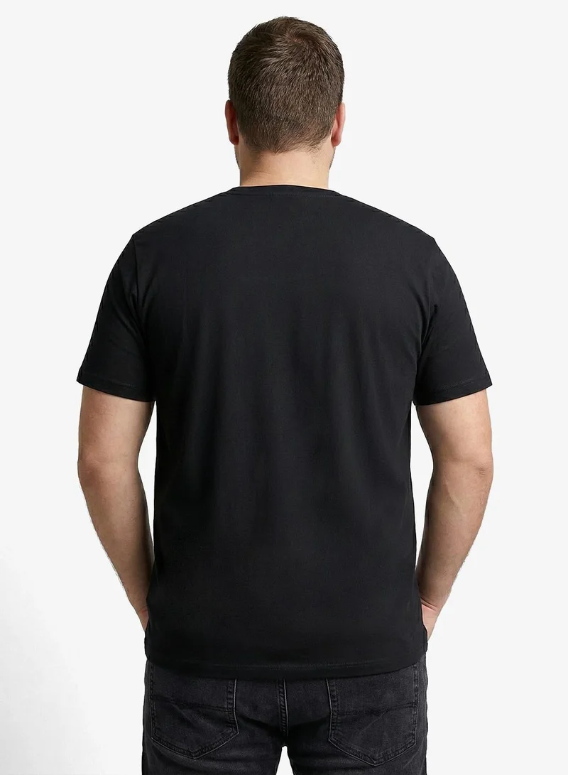 Seventy Five Basics  Pack of 2 Plus Size T-Shirt for Men | Best Price UAE