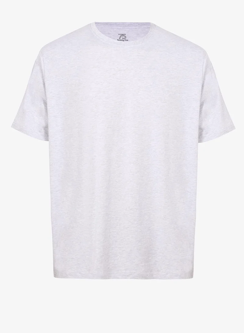 Seventy Five Basics  Pack of 2 Plus Size T-Shirt for Men | Best Price UAE