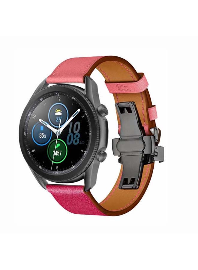 بيرفيي سوار بديل من الجلد الطبيعي لساعة سامسونج جالاكسي 3 مقاس 45 مم متعدد الألوان - Image 2