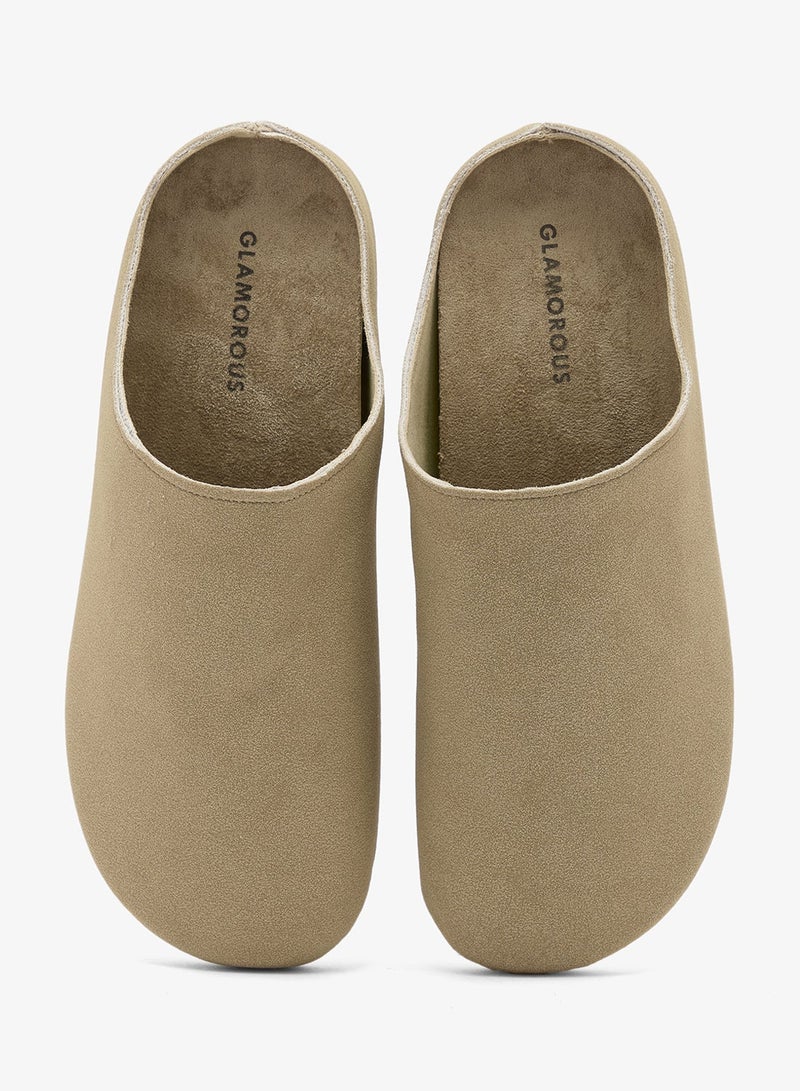 GLAMOROUS Suedette Mule Clogs - Image 5
