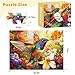 VOLUVOLU 2Pack 500 Pieces Puzzles for Adults Flower Hummingbird Puzzles 500 Pieces Butterfly Jigsaw Puzzles for Adults Birthday Party for Family Game Nights Gifts - Image 4