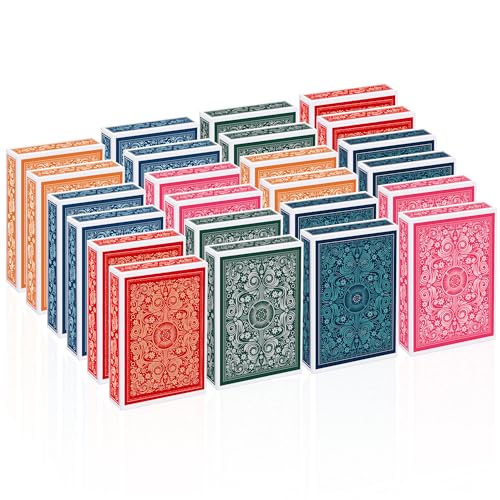 Timenued Playing Cards Bulk24 Decks of Cards24 Pack Poker Cards SetStandard Playing Cards with a Colorful Gift BoxSuitable Various Fun Card Games for Adults and Seniors Holiday Presents - Image 1