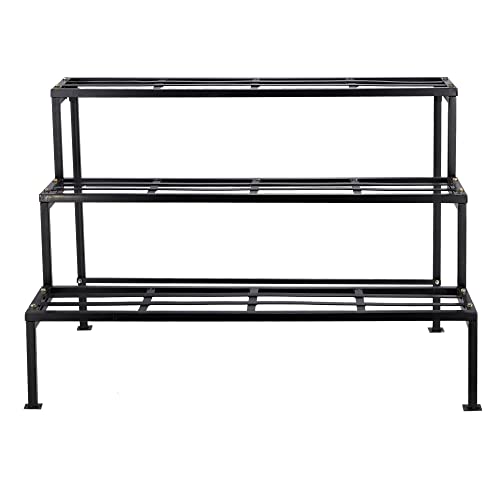 Skafa Multiple Plants and Pots Stand, Indoor Shelf Holder Rack, Rectangular Multi-Tiered Plant Stand (3 TIER) - Image 4