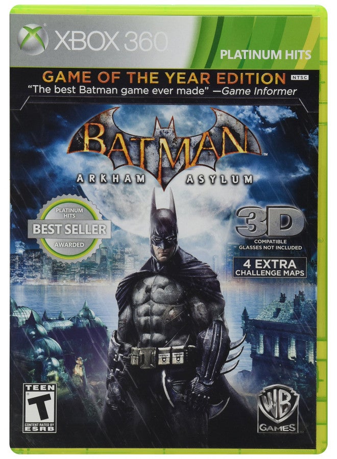 WB Games Batman: Arkham Asylum [Game of the Year Edition] (Platinum Hits) - Image 2