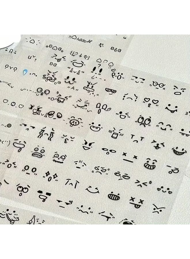 10pcs Cute Kawaii Transparent Stickers Glossy Self Adhesive Scrapbook Decals for Crafts Journaling Party Hats Hearts Animals - Image 5