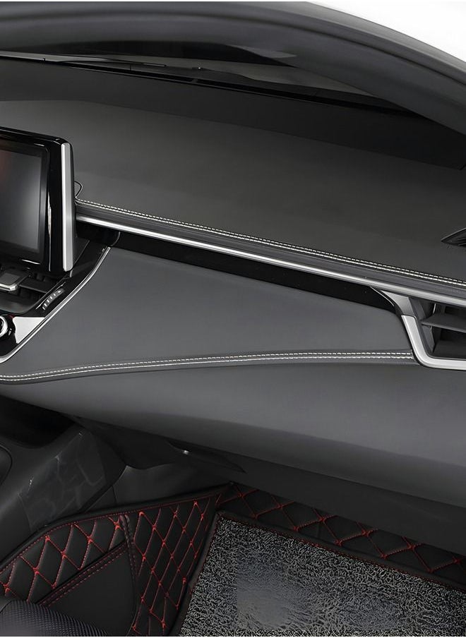 GROIC Car Interior Trim Self-Adhesive Lines, Automobile Corium Trim Strips Universal Car Decoration Pinstriping Dashboard Decorative DIY Genuine Leather decorative line for Refitting  - Image 5