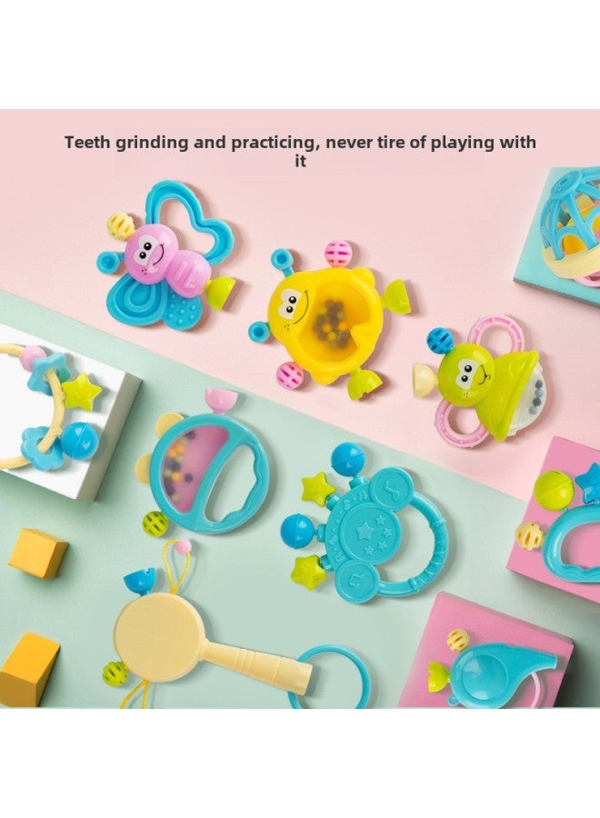 Hong Kong Bixiong Rattle Bite Boiled Calming Puzzle Cartoon Baby Puzzle Toy Bite Puzzle-Color:Tooth Gum Rattle Bracelet (bag) - Image 5