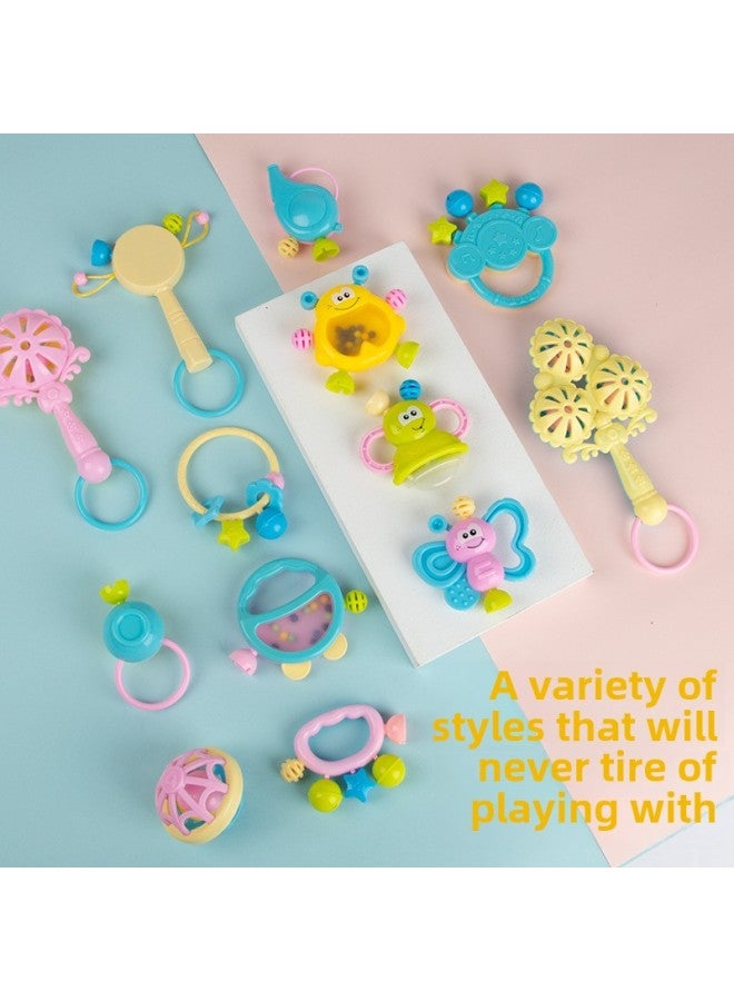 Hong Kong Bixiong Rattle Bite Boiled Calming Puzzle Cartoon Baby Puzzle Toy Bite Puzzle-Color:Tooth Gum Rattle Bracelet (bag) - Image 4