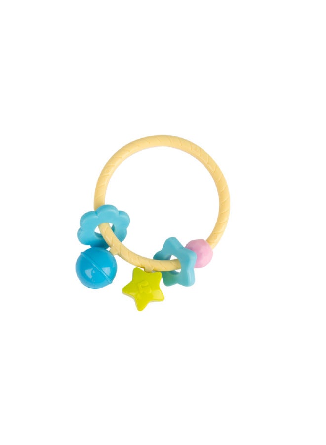 Hong Kong Bixiong Rattle Bite Boiled Calming Puzzle Cartoon Baby Puzzle Toy Bite Puzzle-Color:Tooth Gum Rattle Bracelet (bag) - Image 1