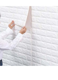 Generic FFD  Foam 3D Wall Tile Panels – Self-Adhesive PE Foam Stickers for Bedroom, Living Room, and TV Wall – Waterproof, Easy-to-Clean, Decorative Wallpaper for Home Decor  - Image 5