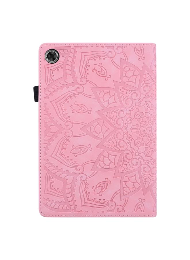 اس-توب جراب لجهاز لينوفو تاب M8 TB-8505F 8505X 8.0، تصميم جلد العجل المزدوج القابل للطي، جراب من الجلد المنقوش مع حامل وفتحات للبطاقات وفتحة للقلم وشريط مطاطي - Image 3