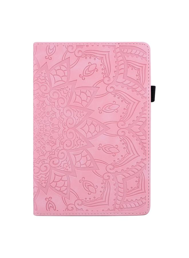 اس-توب جراب لجهاز لينوفو تاب M8 TB-8505F 8505X 8.0، تصميم جلد العجل المزدوج القابل للطي، جراب من الجلد المنقوش مع حامل وفتحات للبطاقات وفتحة للقلم وشريط مطاطي - Image 2