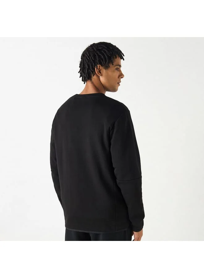 Kappa Kappa Crew Neck Sweatshirt with Long Sleeves