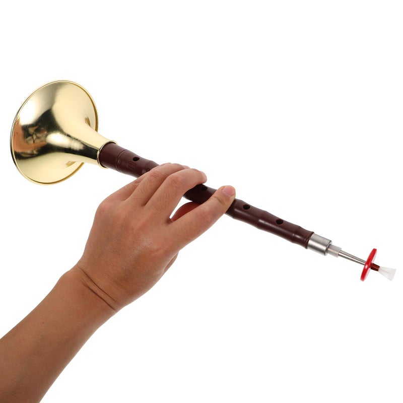 High Strength ABS Plastic Suona Horn Red Wood Black Ebony Finish Traditional Chinese Wind Instrument - Image 4