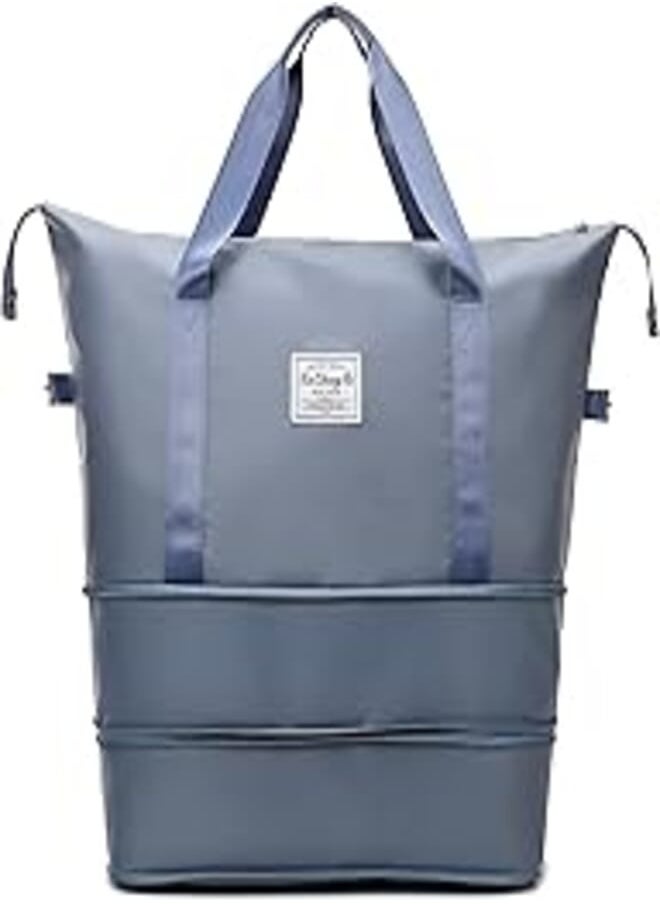 U/D Double Folding Travel Bag（Queen）, Purple, 
