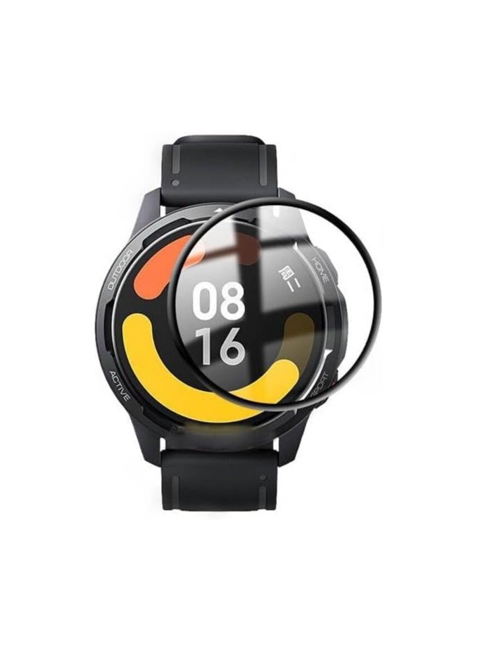 Screen Protector Compatible with Xiaomi S1 Active, 3D Soft Curved Edge Protection Film [Anti-Scratch] [Bubble Free] [Extremely Shatter-Resistant] [Highly Sensitive] (Not Glass)