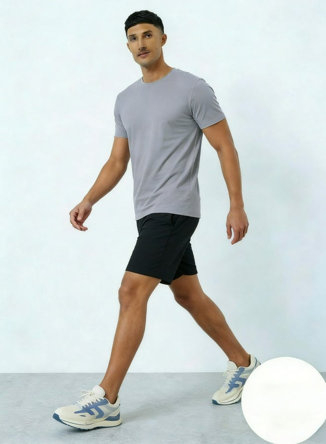 Take Two men's graphic print round neck short sleeve T-shirt with shorts set - Image 3