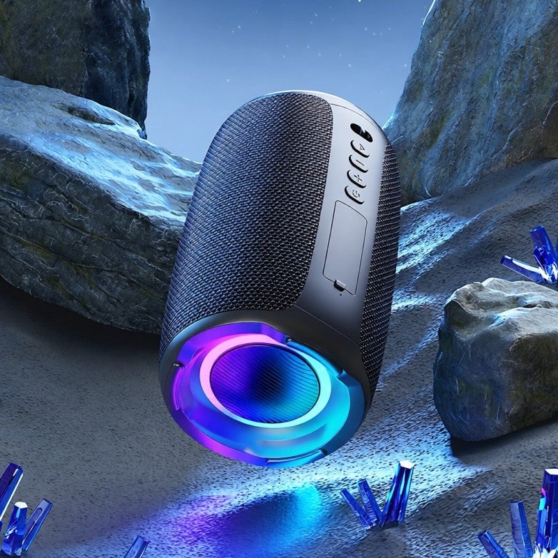 Wireless BT Speaker: Camouflage, High-Fidelity Sound, Strong Bass - Surround Stereo, BT 5.2 Connection for Indoor Outdoor Use - Image 5