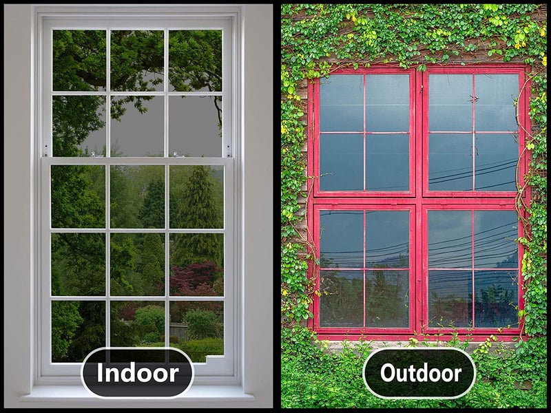 S-Sia Vendors-Good Purchase Good Care SIA VENDORS One Way Window Film Sun Blocking Window Tinting Film for Home Reflective Window Film Heat Control Window Tint No Glue Anti Glare Window Privacy Film 50cm X 121cm  - Image 5