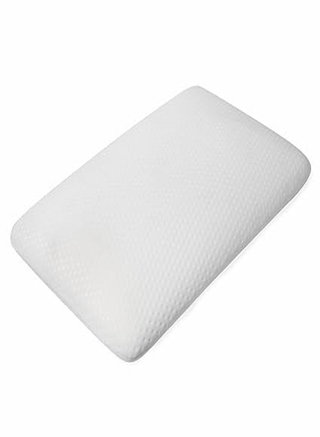 Blenzza Deco™ 100% Pure Memory Foam Cervical Pillow with Breathable Removable Cover, & Neck Pain Relief (16X24Inch) - Image 1