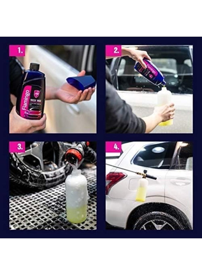 Flamingo Wash Wax 500ml - Image 3