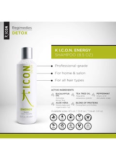 ICON Energy Detoxifying Shampoo 8.5 Oz  - Image 2