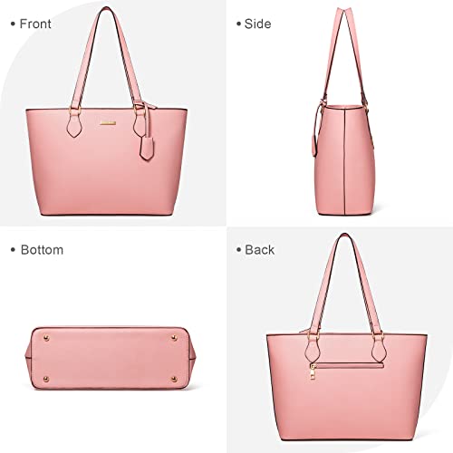 Bagsure 4PCS Women Fashion Handbags Purses Wallet Shoulder Bags Casual Tote Bag Crossbody Bags, Handbag Set Gift for Ladies Girls - Image 4