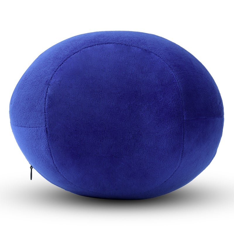 Memory Foam Orthopedic Leg Pillow Rugby blue flannel
